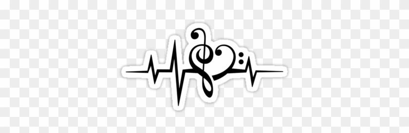 Treble Clef Clipart Love Tattoo - Treble Clef Clipart Love Tattoo #1540862