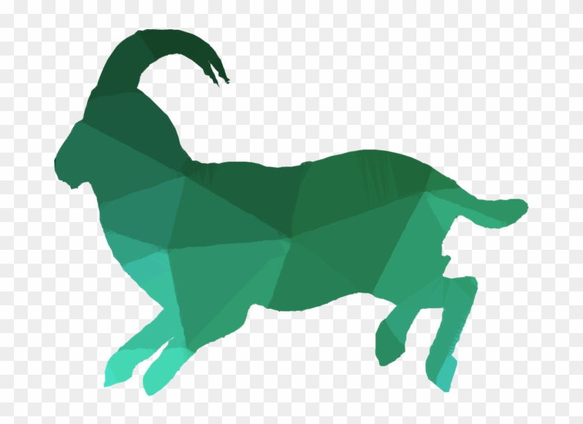 Running Goat Clipart Goat Decal Sticker - Running Goat Clipart Goat Decal Sticker #1540896