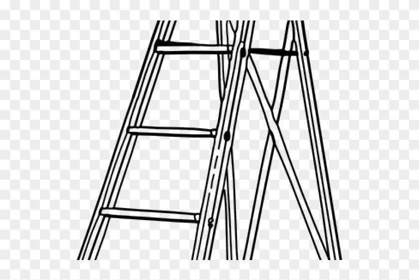 White Clipart Ladder - White Clipart Ladder #1541211