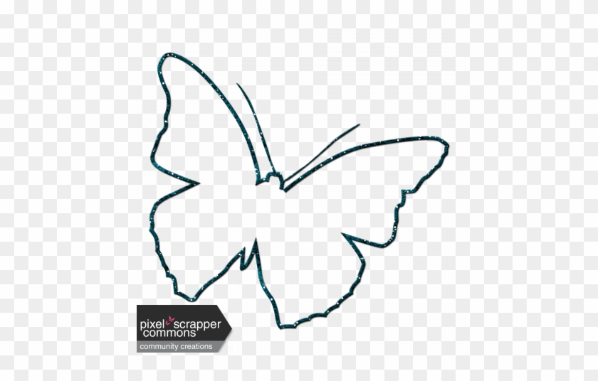 Butterfly Clipart Doodle - Butterfly Clipart Doodle #1541911
