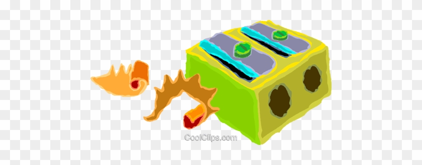 Pencil Sharpener Royalty Free Vector Clip Art Illustration - Pencil Sharpener Royalty Free Vector Clip Art Illustration #1542015