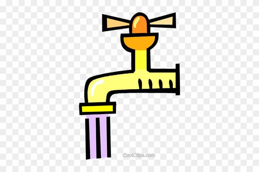 Faucet Royalty Free Vector Clip Art Illustration - Faucet Royalty Free Vector Clip Art Illustration #1542332