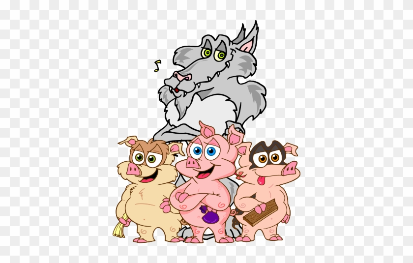 There Are Three Pigs Who Decide To Build Three Different - There Are Three Pigs Who Decide To Build Three Different #1542349