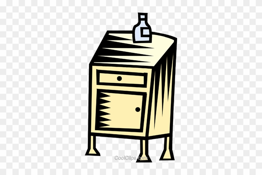 Hospital Night Stand Royalty Free Vector Clip Art - Hospital Night Stand Royalty Free Vector Clip Art #1542985