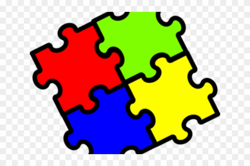 Puzzle Clipart Colourful - Puzzle Clipart Colourful #1543229