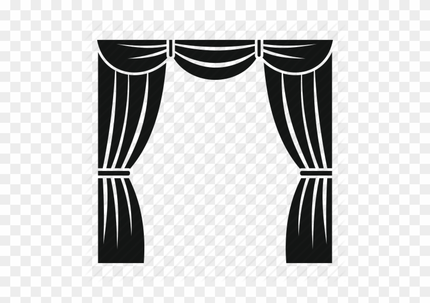 Curtain Clipart Theatre Performance - Curtain Clipart Theatre Performance #1544335