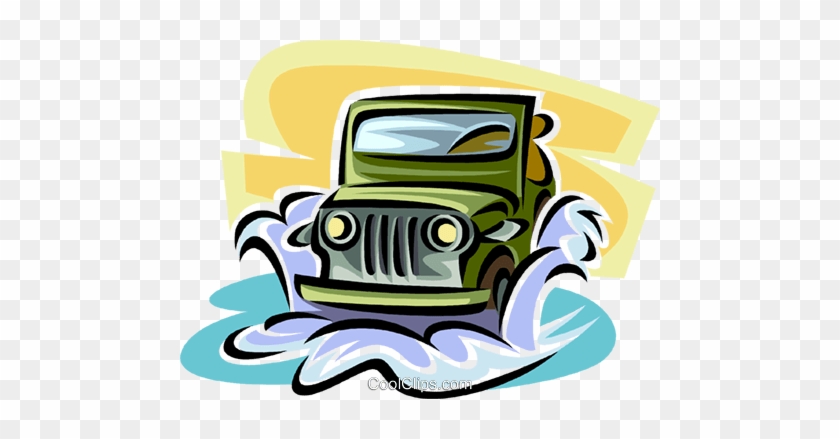 Jeep Royalty Free Vector Clip Art Illustration - Jeep Royalty Free Vector Clip Art Illustration #1544391