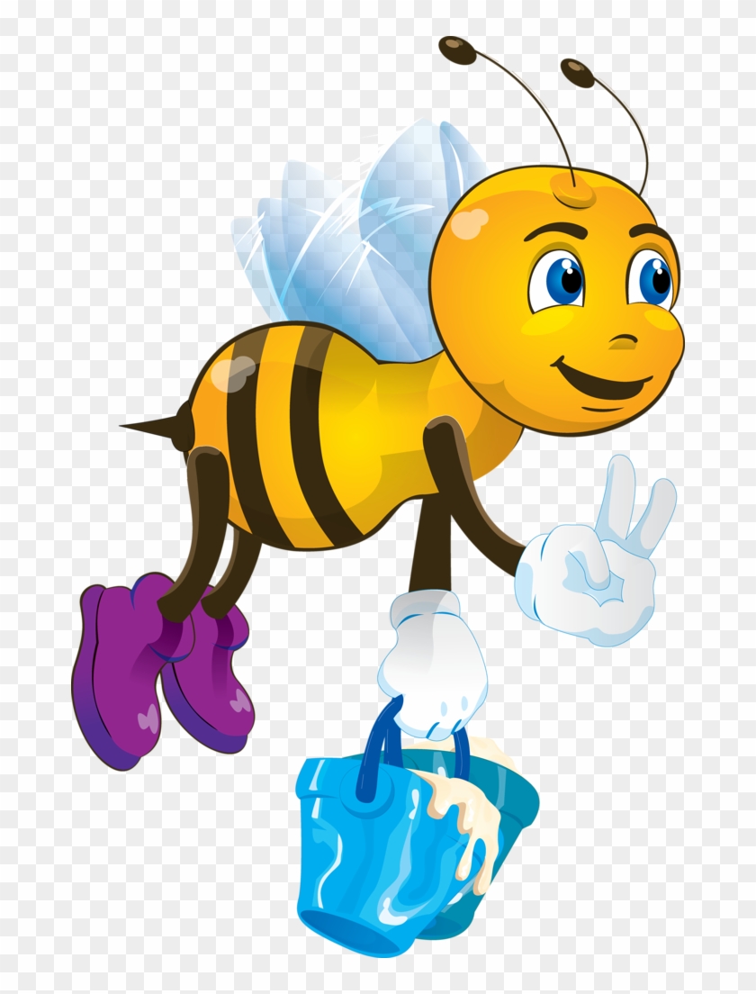 Bee Clipart Ladybug - Bee Clipart Ladybug #1544943