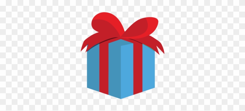 Happy Birthday Gift Blue Red - Happy Birthday Gift Blue Red #1545610