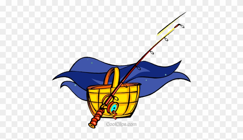 Fishing Rod, Fish, Fish Hamper Royalty Free Vector - Fishing Rod, Fish, Fish Hamper Royalty Free Vector #1545957