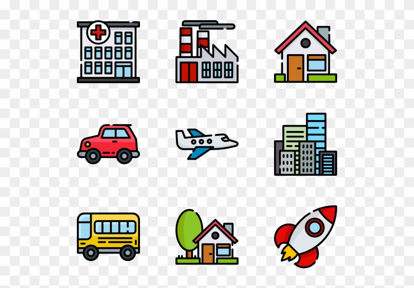 Travel & Places Emoticons - Travel & Places Emoticons #1546329