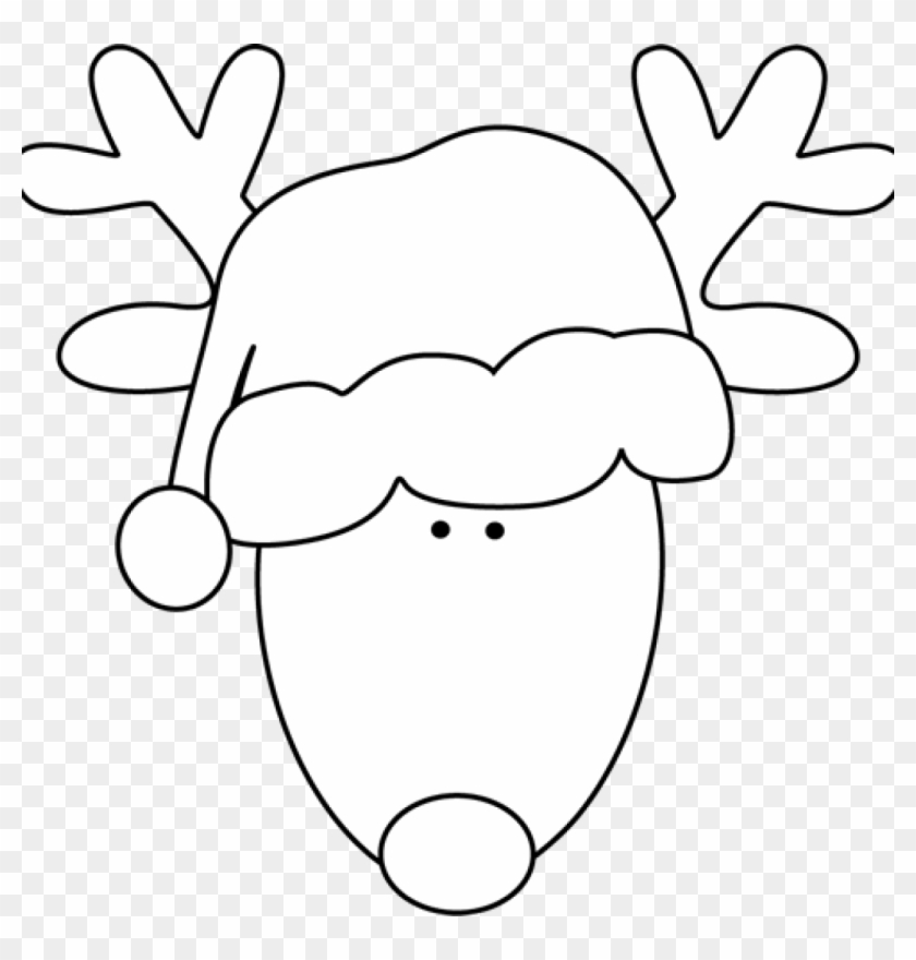 Reindeer Clipart Black And White Reindeer Clipart Black - Reindeer Clipart Black And White Reindeer Clipart Black #1548779