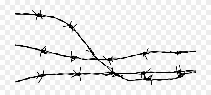 Barb Wire Clipart Old Fence - Barb Wire Clipart Old Fence #1549294