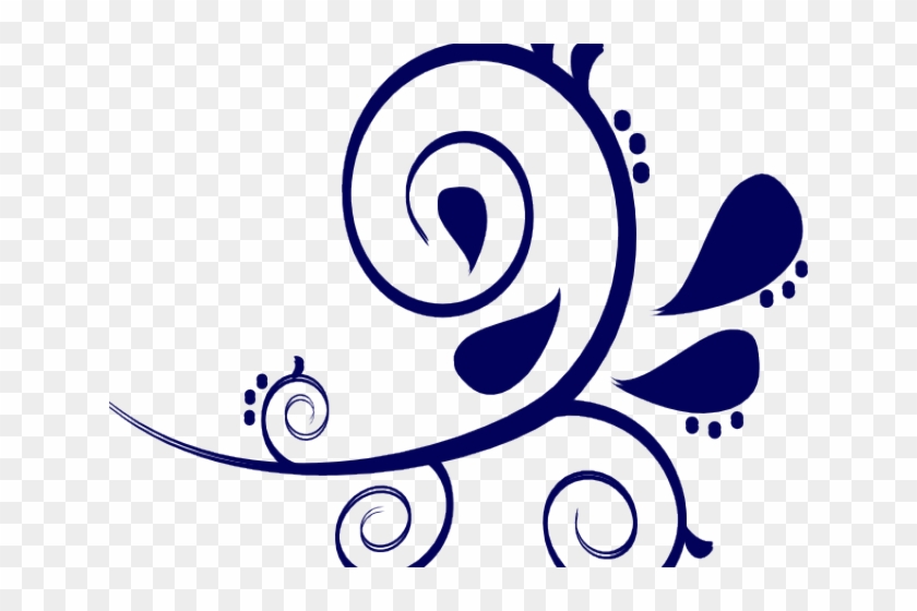 Curve Clipart Floral - Curve Clipart Floral #1549551