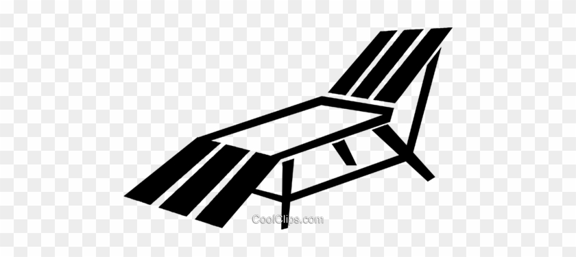 Beach Chair Royalty Free Vector Clip Art Illustration - Beach Chair Royalty Free Vector Clip Art Illustration #1551125