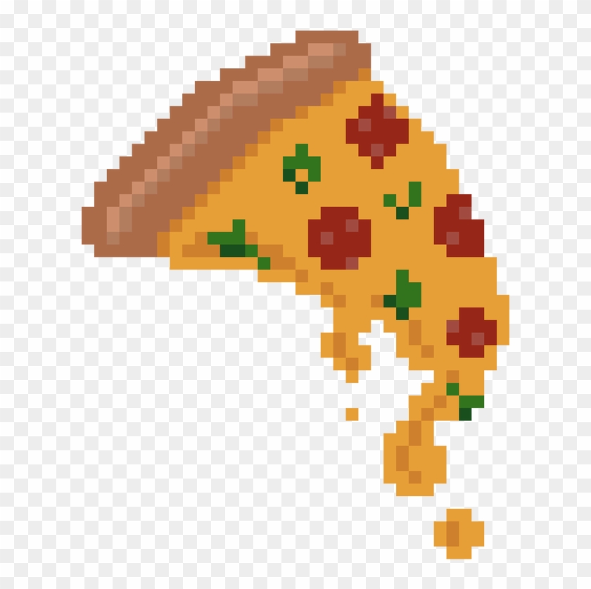 Pixel Art Pizza Slice By Xenlith - Pixel Art Pizza Slice By Xenlith #1551195