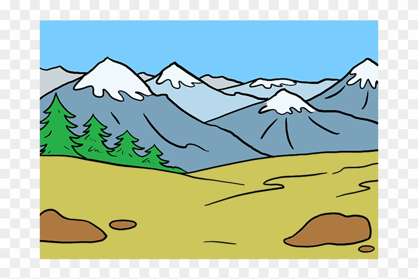 Landforms Drawing Sketch - Landforms Drawing Sketch #1551374
