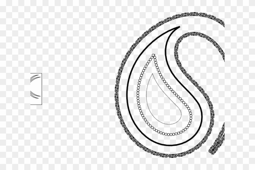 Vector Art Clipart Free Paisley Pattern - Vector Art Clipart Free Paisley Pattern #1551396
