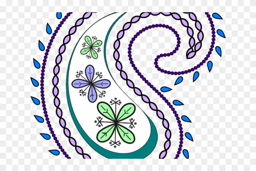 Curve Clipart Paisley Print - Curve Clipart Paisley Print #1551404