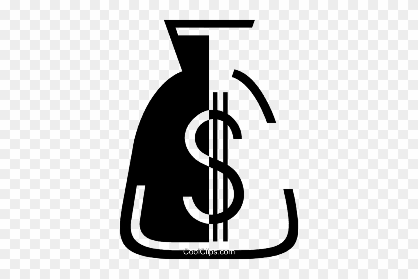 Money Bag Royalty Free Vector Clip Art Illustration - Money Bag Royalty Free Vector Clip Art Illustration #1551632