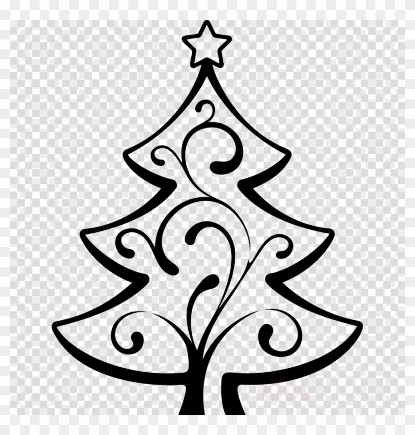 Download Christmas Tree Line Drawing Clipart Line Art - Download Christmas Tree Line Drawing Clipart Line Art #1551728