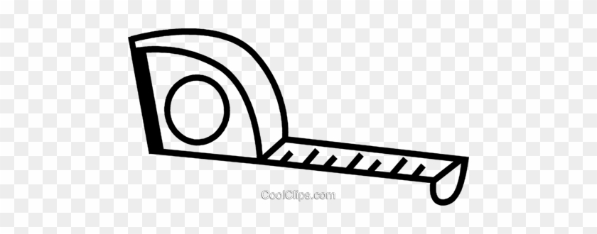 Tape Measure Royalty Free Vector Clip Art Illustration - Tape Measure Royalty Free Vector Clip Art Illustration #1552646