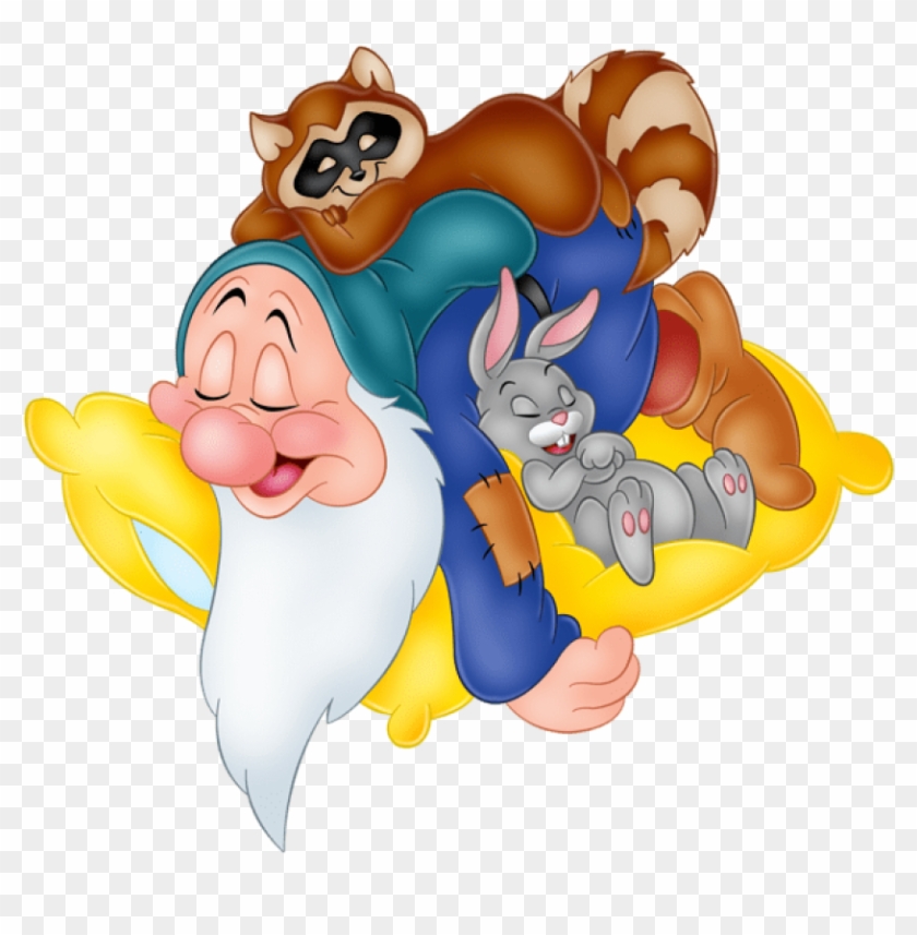 Download Sleeping Sleepy Snow White Dwarf Free Clipart - Download Sleeping Sleepy Snow White Dwarf Free Clipart #1552896