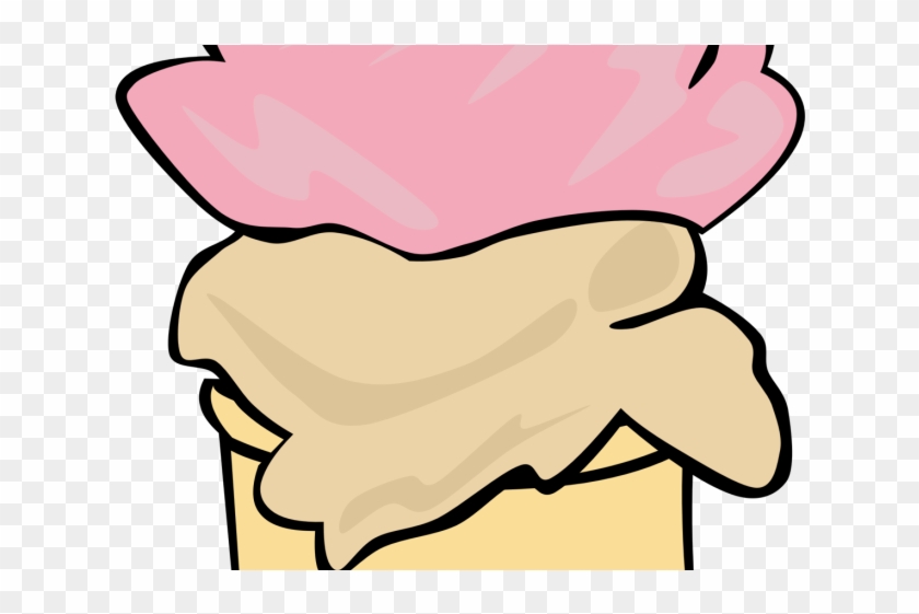 Larger Clipart Ice Cream Cone - Larger Clipart Ice Cream Cone #1552946