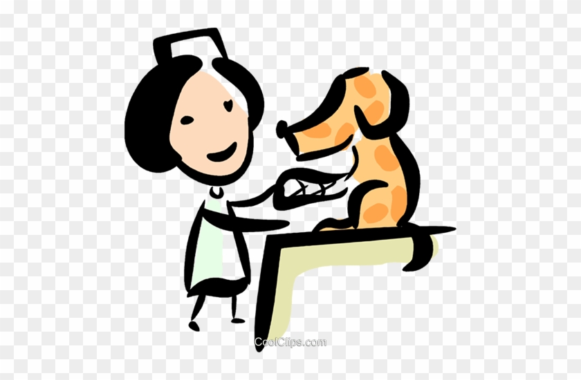 Veterinarian Royalty Free Vector Clip Art Illustration - Veterinarian Royalty Free Vector Clip Art Illustration #1553179