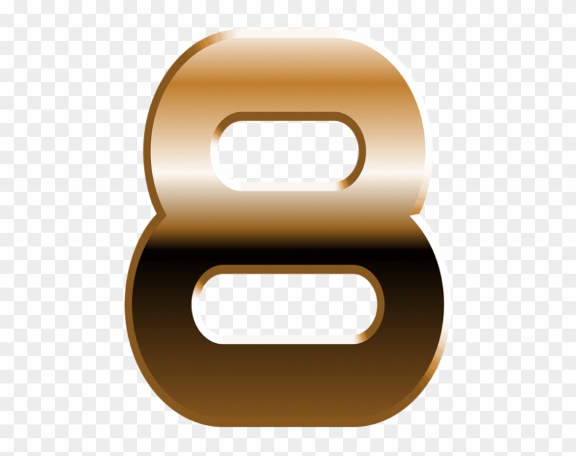 Download Number Eight Golden Transparent Clipart Png - Download Number Eight Golden Transparent Clipart Png #1553937