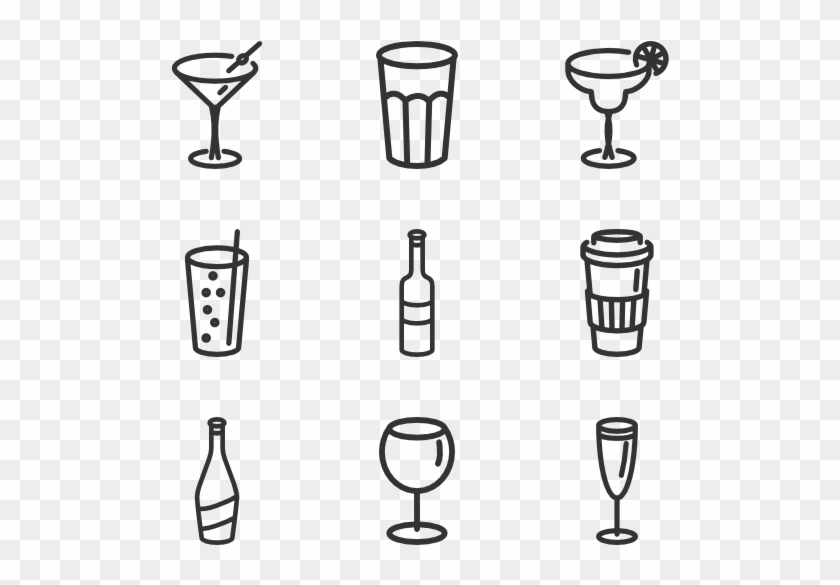 Glasses And Bottles - Glasses And Bottles #1554566