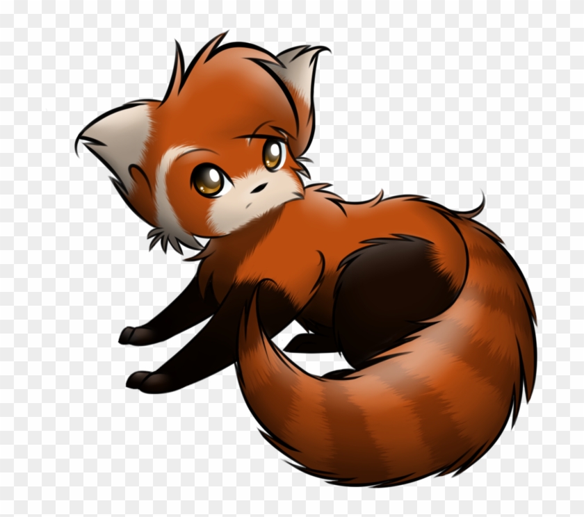Red Panda How To Draw A Chibi Panda Free Download Clip - Cute Baby Red Panda Drawing #36060