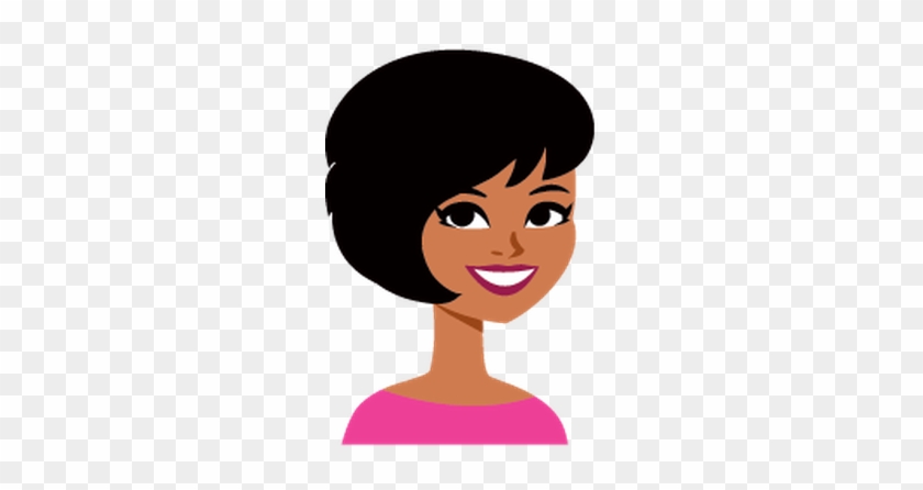 Avatar Icon Cartoon African American Portraits - Cartoon #36833