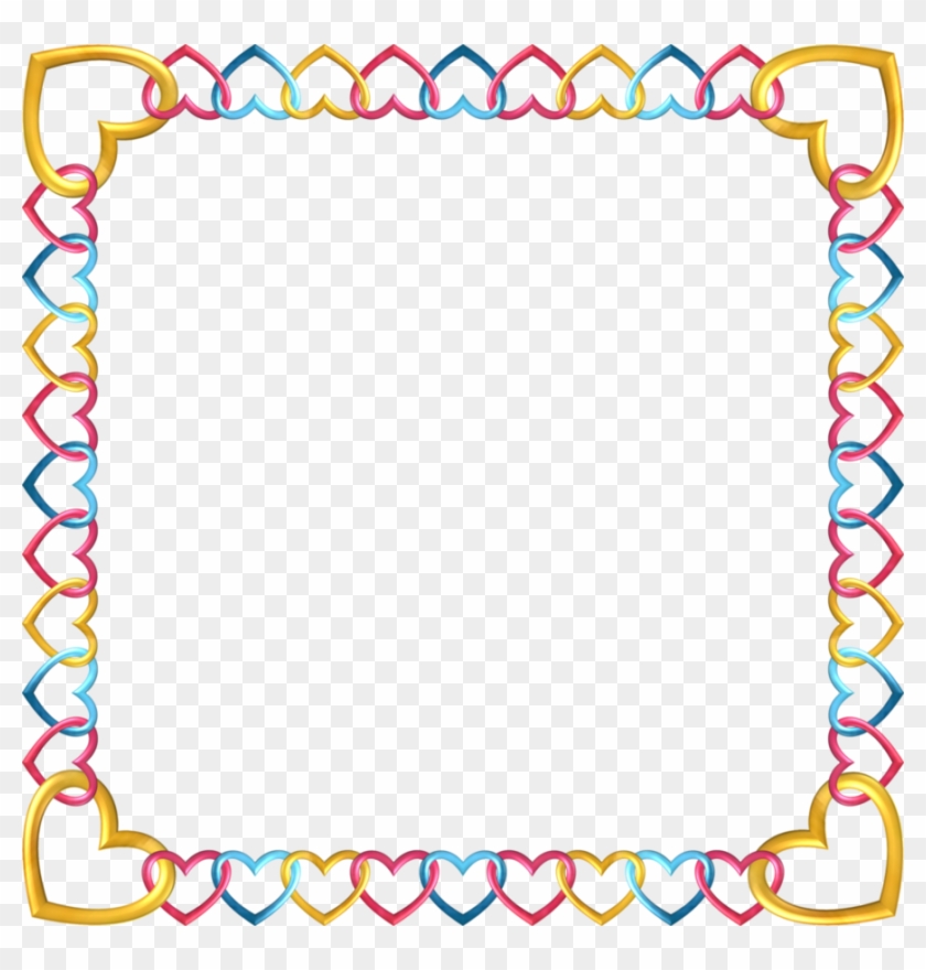 Square Frame Tropical 5 By Happyare - Printable Border Paper #37523