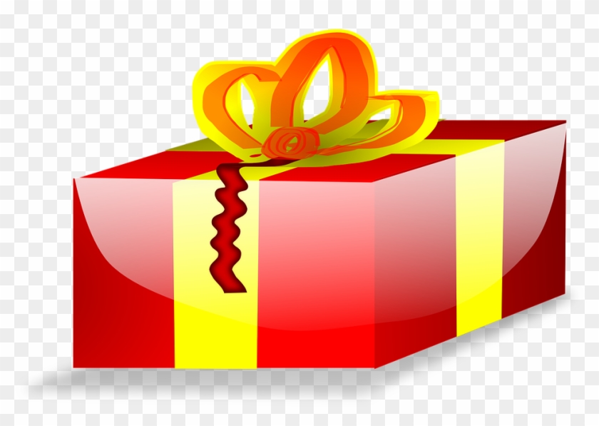 Red Wrapped Christmas Present Clip Art - Transparent Animated Christmas Presents #37734