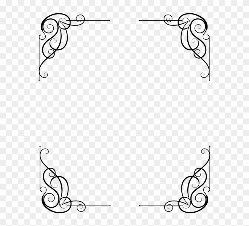 Victorian, Art Deco, Frame, Border, Deco - Coloring Book #37995