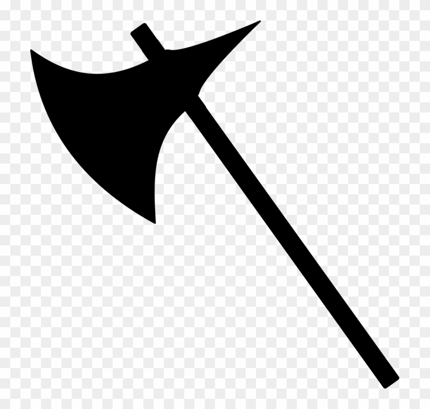 Weapon Clipart Sharp Thing - Battle Axe Clipart #38859