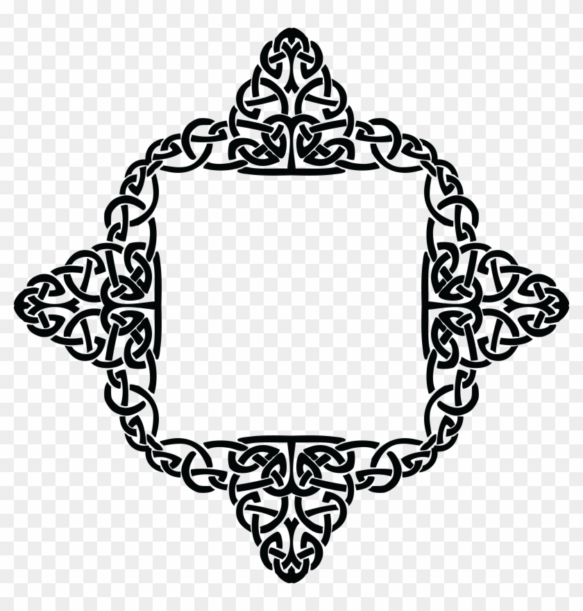 - Ai, - Eps, - Svg, - Free Clipart Of A Celtic - Scroll Design Frame #39215