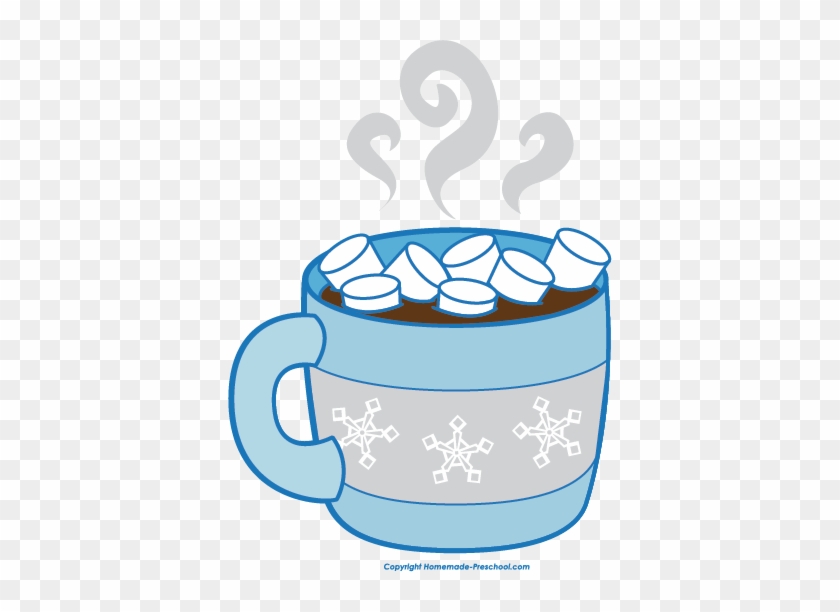 Click To Save Image - Blue Hot Cocoa Clipart #39702
