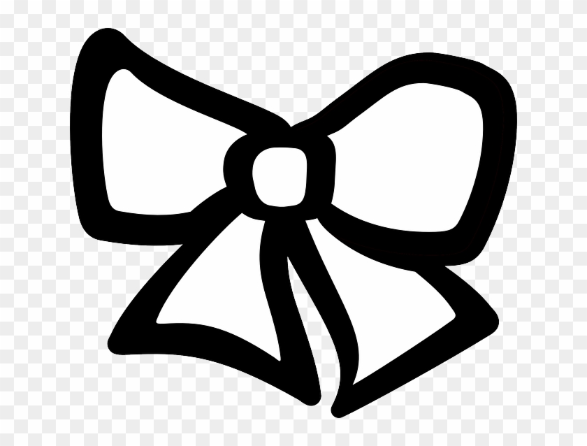 Ribbon - Hair Bow Clip Art #41075