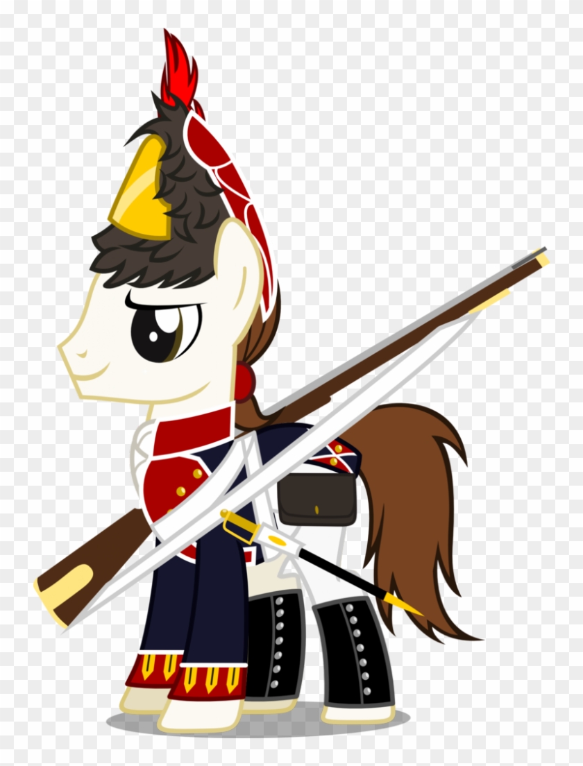 It Comes In Three Different Colors - Mlp Guard In Uniform #42411