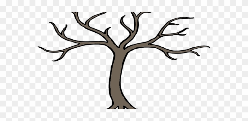 Tree Branch Art Aspiration With 3 Branches Clip At - Bare Tree Clip Art #42730