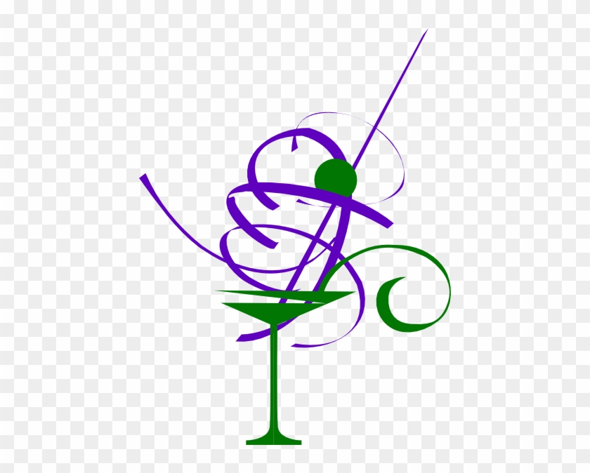 Martini Glass Clip Art - Cocktail .png #42737
