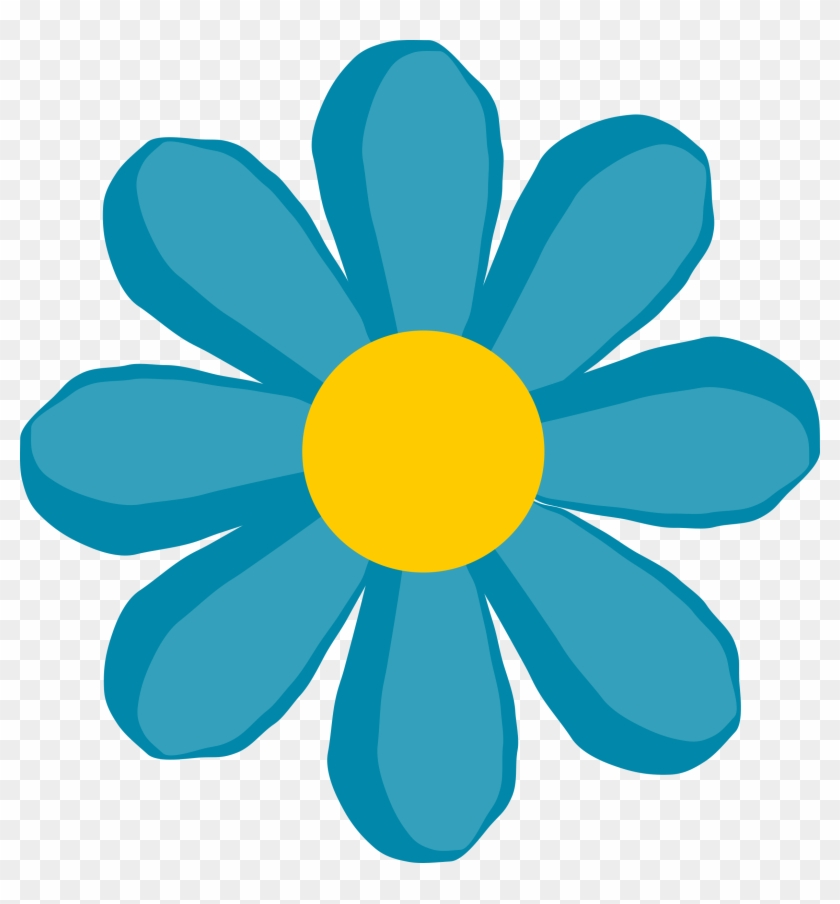 Clipart Blue Flower - Flower Clip Art #42901