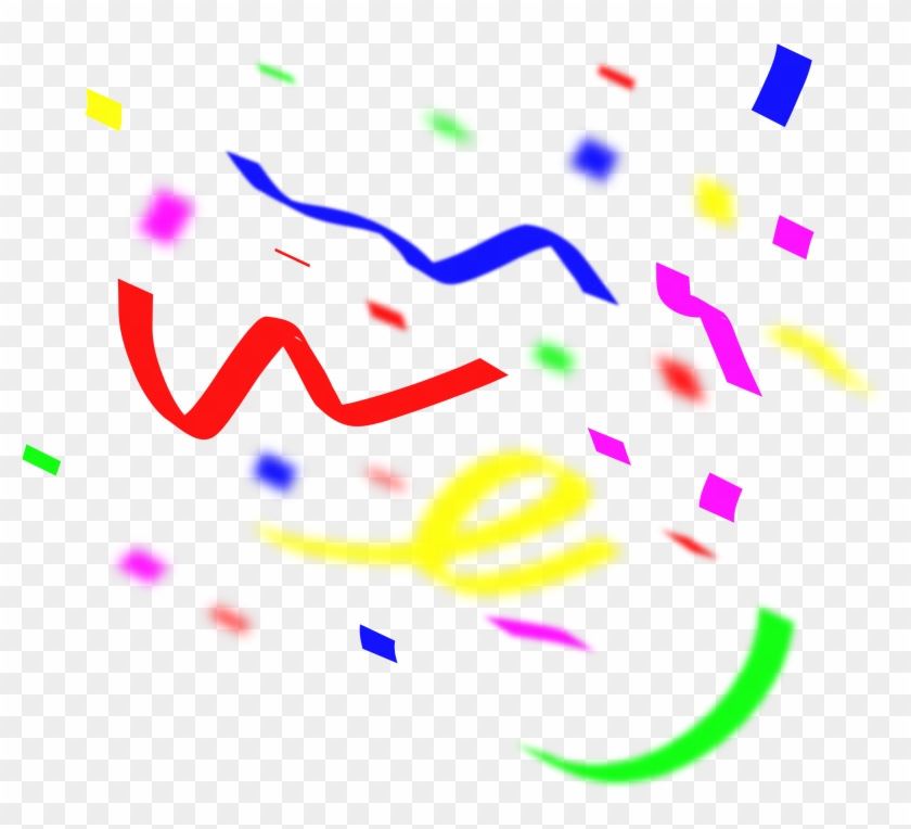 Confetti Clipart Simple - Cartoon Confetti Png #42956