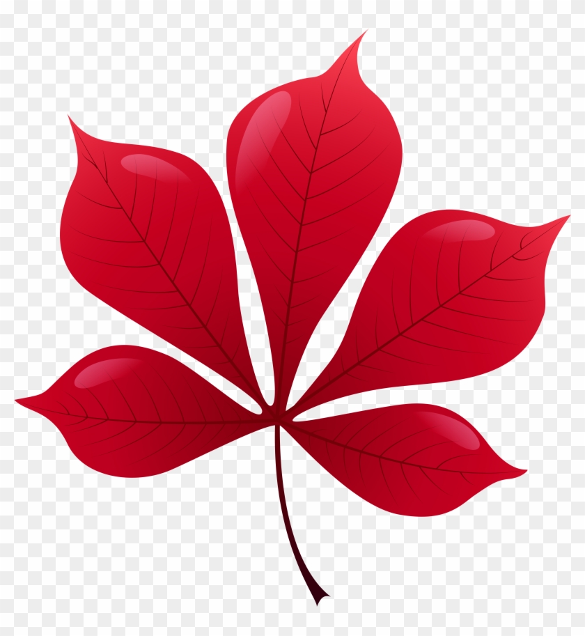 Red Leaf Png Clip Art - Red Leaf Png Clip Art #44111