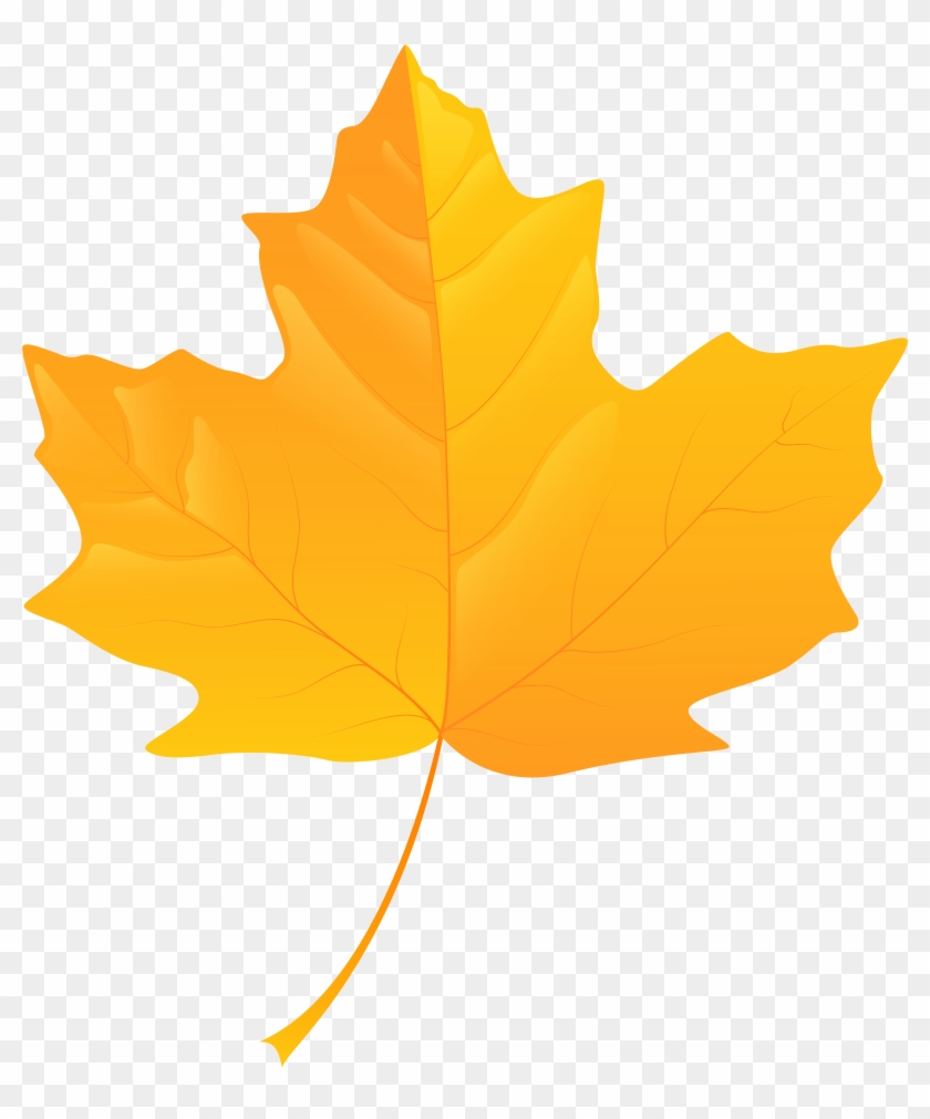 Yellow Leaf Png Clip Art - Yellow Leaf Png Clip Art #44209