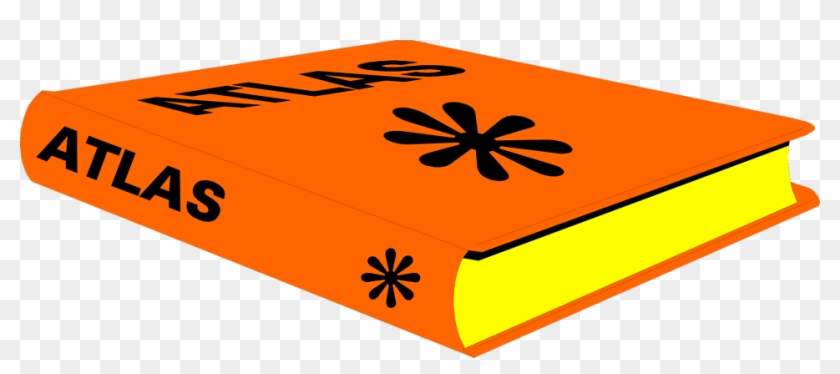 Book - Atlas Clipart #241444