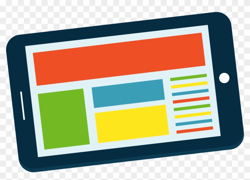 Ipad Flat Design - Ipad Tablet Cartoon Png #241548