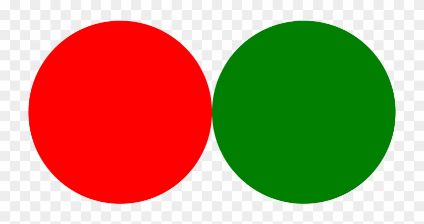 Circle Clipart Green Circle - 赤 と 緑 色 #241922